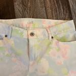 J.Jill  pastel floral denim Capri size 4 Photo 2