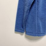 Lands' End Blue Teddy Half Zip Pullover Jacket Photo 1
