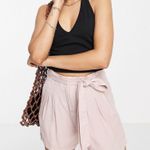ASOS Petite Vera Moda XXSP Tie Waist Pink Shorts Photo 2