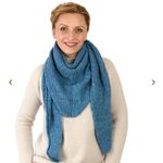 McKernan Woollen Mills Gypsy Scarf in Green, Wool and Cashmere Green Photo 2