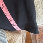 Ted Baker London Black Sheath Pencil Sheepskin Leather Trim Bodycon Dress Size 2 Photo 9