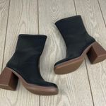 Sun + Stone Women's Aleenn Dress Booties 8.5M Black Smooth $90 Size 8.5 Photo 2