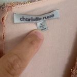 Charlotte Russe Charolette Russe Pink Sequin Plunge Neck Mini Long Sleeve Dress Photo 4