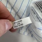 J.Crew Top Womens Large White River Stripe Seacoast Tie Front Button Up Shirt Photo 4