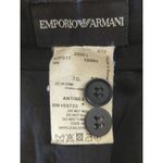 Emporio Armani Women's Solid Mid Rise Straight Leg Dress Pants Black US size 0 Photo 10