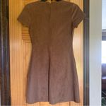 EXPRESS faux suede short sleeved dress Size 0 Photo 1