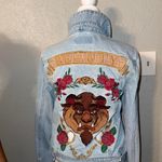 Disney Rare Minkpink X  Beauty and Beast Jean Jacket XS Photo 1