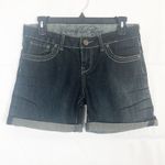 Vanilla Star Jeans Vanilla Star Womens Denim Short Size 7 Cuffed Hem Embroidered Western Rodeo Photo 1