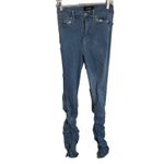 Akira ANITTA STACKED HIGH WAISTED SKINNY JEANS size 5 Photo 1