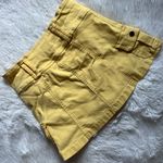 Roma Studio Yellow Mini Skort with Pockets Size Small Photo 4