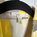 Escada Abstract yellow silk button down shirt size 34‎ quiet luxury old money 4 Photo 2