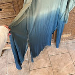 Umgee New | Green and Blue Ombré Lightweight Duster Cardigan | small Photo 3