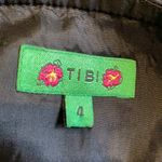 Tibi  black wool appliqué fit and flare skirt Sz 4 Photo 3