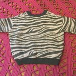 True Craft Zebra Print Sweater Photo 0