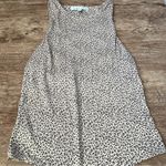 Gaze Leopard Print High Neck Bodysuit Size Small Tan Photo 0