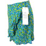 Patrons of Peace NWT Women’s Boutique Skort Blue Floral Ruffled Size Medium Photo 1