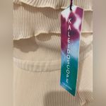 NWT Pins And Needles Cream Strapless Layered Tiered Ruffled Mini Party Dress Photo 15