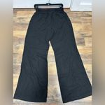 H/G Women's Black Wide Leg Pants 55%Linen/45%Viscose Size M Photo 5