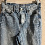 American Eagle  Mom Jean Ripped Blue Denim Jeans Photo 1