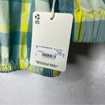 a.n.a  New Approach Gingham Plaid Green crop top size medium Photo 2