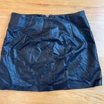 Jealous Tomato PLEATHER MINI SKIRT W FLORAL Photo 2
