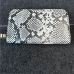 ALDO  Black and White Snake Print Wallet Photo 1