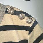 DIXIE Light Brown Black Striped Top Small Photo 3