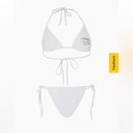 NEW Oceanus Sienna Sequin Embroidery Bikini White Size M Photo 4