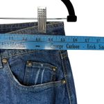 Y2K High Waist jean Maxi Skirt mermaid flared zip fly midi Dark Wash size 7/8 Blue Photo 4