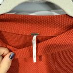 Free People Switch It Up Thermal Top Orange Womens Large EUC Photo 2