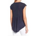 Lucky Brand NWT  Embroidered Top Blouse Sz XL Blue Western Aztec Flowy Tank Photo 4