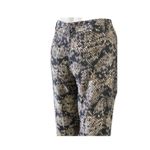 Theory Black Emmanuel Snake Silk Wide leg Trousers Photo 5