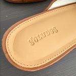 Soludos  Anthropologie Milan Mule Leather Block Heel Slide Sandals Camel Size 9.5 Photo 4