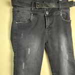 Push Up Stretch flared Leg Womens Black Jeans Colombian Tight Butt Lifting Faja Size 26 Photo 2