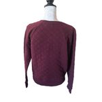 Patagonia  Organic Cotton Quilted Crew Sweatshirt Women's Size Medium Burgundy Photo 2