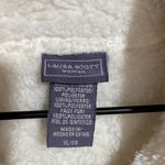 Laura Scott  Woman Cream Cozy Warm Winter Fleece Lined Vest With Pockets Size XL Photo 1