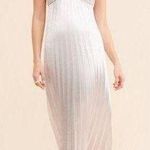 Rebecca Taylor Lamé Pleated Dress Photo 0