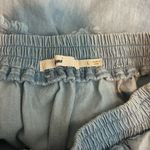 Mi Ami large tired chambray skirt Blue Photo 4