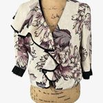Sz 44/ XL Antonio Marras 100% Viscose Ruffle Blazer $1,675.22 MSRP Purple Photo 0