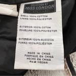 Miss London  Black Women's Hooded Jacket Size S Moto Photo 9