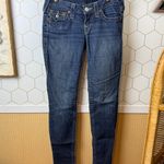 True Religion  Low Rise Dark Wash Skinny Jeans - Size - 26 Photo 4