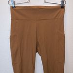 Lou & grey  brown side pockets athletic leggings Photo 1