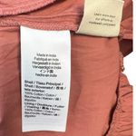 Madewell  Crinkle Poplin Wrap‎ Mini Dress Long Sleeve Tiered Pink Size XL Photo 10