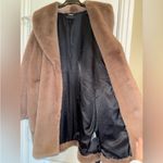 Donna Karan NWT Brown Faux Fur Coat Donna karen size XL Photo 5