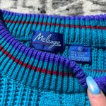 Vintage 80’s Blue Snowboard/ Ski Sweater Size XL Photo 2