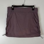 Columbia Women's Anytime Casual Skort, Water & Stain Resistant City Grey Size L Photo 0