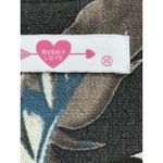 Buddy Love Black Blue Feather Short Sleeve Crop Top XS Layered‎ Boho Festival Photo 1