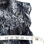 ZARA green black contrasting lace dress size Large Photo 4