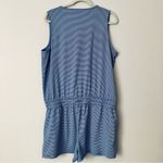 Vineyard Vines Sleeveless Sankaty Romper Cover-Up Blue White Women’s Size XL Photo 5