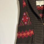 Abercrombie & Fitch Vintage Y2K Fair Isle Chunky Knit Wool Blend Sweater Vest Photo 2